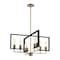 Designers Fountain Chicago Pm 8 Light Modern Old Satin Brass Chandelier For Dining Rooms D233M-8CH-OSB - alternate 1